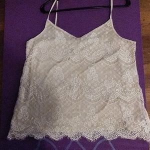 Lace tank top